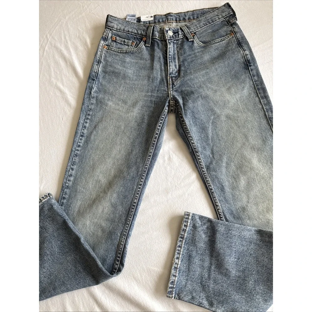 Levis 514 Mens Straight Fit Jeans Blue Denim 30x30 NWT